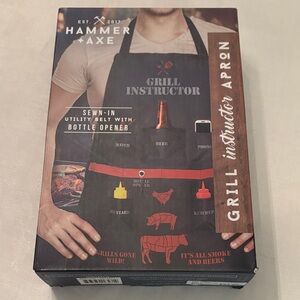 Black Grill Instructor Apron